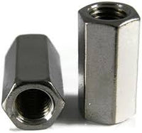 ROD COUPLING NUTS PLATED USS image 0