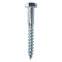 HEX HEAD LAG SCREWS PLATED image 0