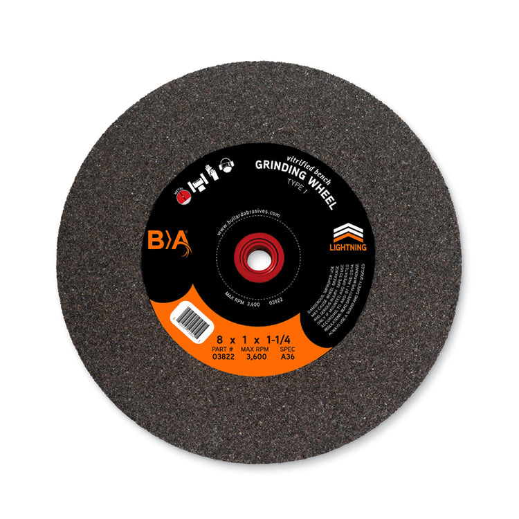 ALUMINUM OXIDE BENCH GRINDING WHEEL image 0